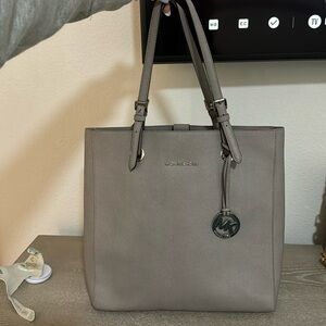 Gray Michael Kors handbag